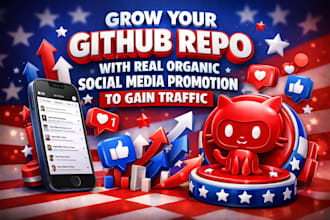 do organic github promotion to gain stars fork repo traffic