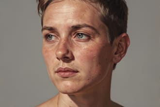 paint a realistic digital portrait