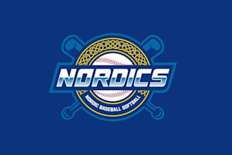 design nordic baseball softball council logo