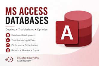 develop, troubleshoot, and optimize microsoft access database
