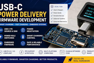 develop usb c pd firmware power delivery smart charger fast charging systems