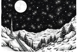 create an original hand drawn ink illustration