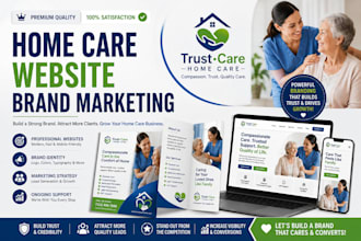 home care logo home care leads homecare flyer homecare brochure homecare website