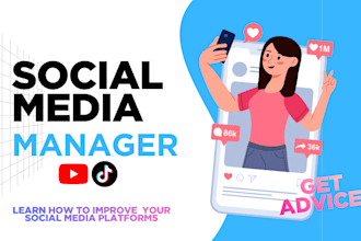 give advice on your social media pages