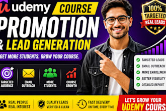 do udemy course promotion udemy lead generation udemy student enrollment