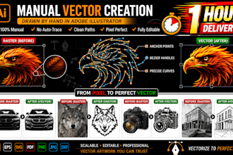 do vector tracing,image to vector,convert to vector
