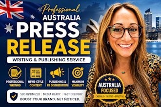 write and distribute a professional australia press release for your business
