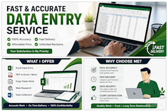 do fast and accurate data entry work for you