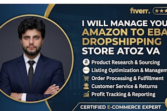 be your expert ebay VA for amazon to ebay dropshipping, 2step VA