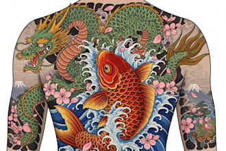 custom japanese tattoo art for unique ink