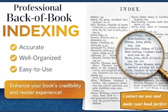 craft a flawless reader friendly index for your book