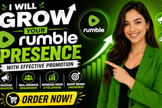 grow your rumble video with effective promotion
