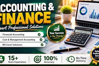 be your professional accountant and finance expert