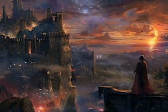 design a premium dark fantasy or gothic romance book cover, romance cover