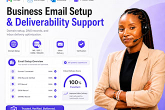 setup business email and fix deliverability issues