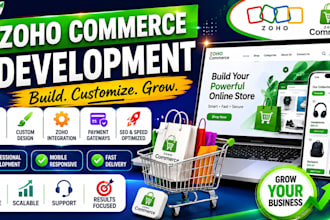 zoho commerce, zoho developer, zoho store setup, zoho customization
