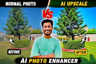 enhance, upscale and restore your photos with ai in HD 4k quality