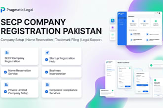 provide company registration and trademark services in pakistan