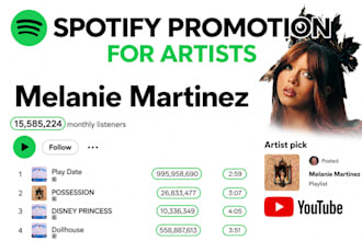 organic spotify music promotion, spotify album promotion, spotify listeners