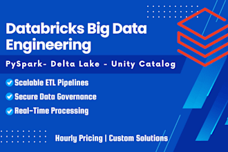 build databricks data pipelines and big data solutions