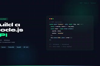 build rest apis with nodejs