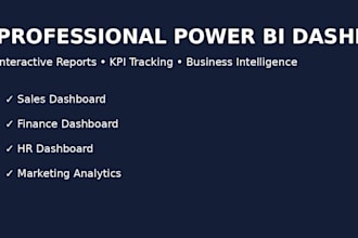 design stunning power bi dashboards and data visualizations