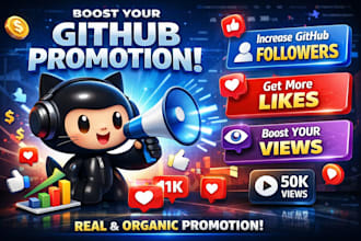 boost github follower, likes and views