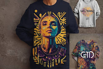 do perfect artwork for tshirt design
