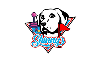 design custom arcade games dogs and golf logo