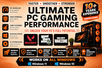 repair, optimize, gaming tweaks, pc laptop performance, troubleshoot windows