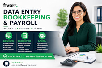 do bookkeeping payroll and data entry