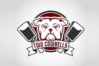 design top quality amazing cowbells logo