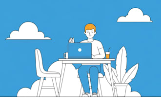 make vector line art or simple illustration