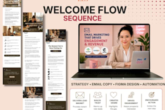 write, design, and set up a welcome email sequence