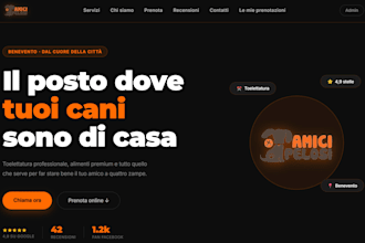 create a clean responsive landing page with HTML and CSS