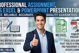 create and edit powerpoint presentations, assignments