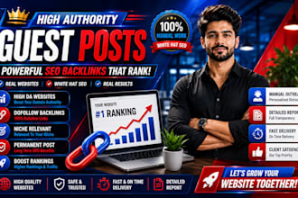 do guest posting and manual link building