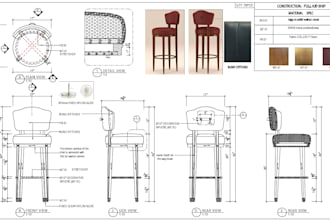 draw US standard cabinet closet shop drawing in autocad