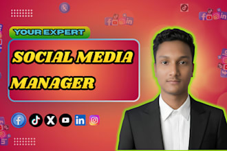 be your expert social media  marketing maneger and content creator