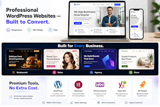 design and develop a responsive wordpress and hubspot business website
