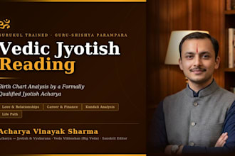 provide jyotish astrology reading and birth chart analysis