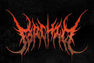 design an professional symphonic black metal band logo