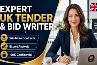 write UK tender bid proposal rfp pqq response public sector writer