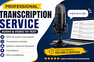 do accurate audio and video transcription with timestamps