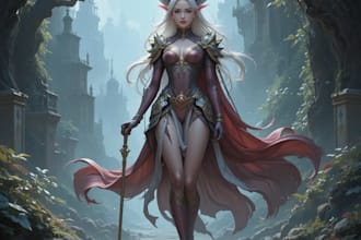draw fantasy character art and fantasy character art