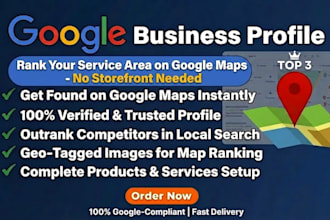 set up google business profile for service area businesses without a storefront