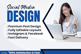 professional social media posts and instagram templates