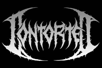 design a professional rock band logo for your music project
