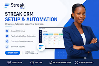 do streak CRM setup in gmail, build pipeline automation and enable streak