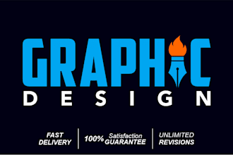 do any graphic design, image editing, photoshop work, redesign, vector art, logo